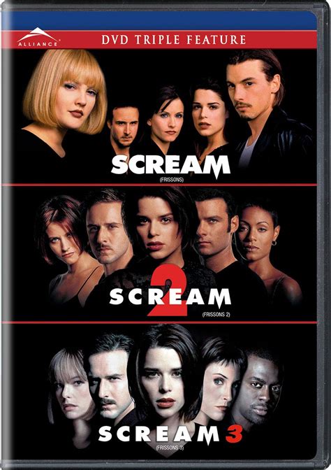 Scream Scream 2 Scream 3 2dvd Drew Barrymore Roger