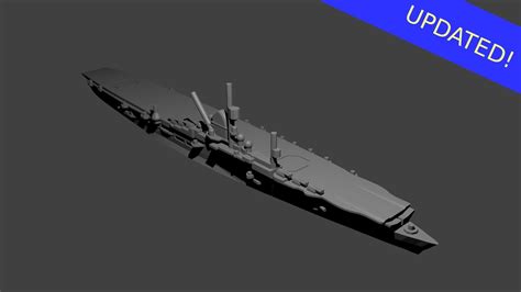 German Graf Zeppelin Class Aircraft Carrier 3D model 3D printable ...