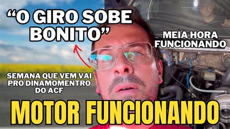 ALEMÃO DA CARAVAN COLOCOU O MOTOR PRA FUNCIONAR YouTube