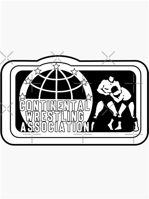 Continental Wrestling Association Memphis Wrestling On Wmc Tv5 Sticker For Sale By