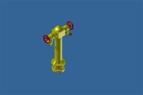 Fire Hydrant Autocad Step Iges 3d Cad Model Grabcad