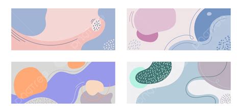 background set spanduk web template bentuk organik  latar