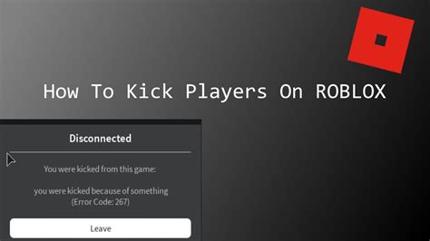 Learn How To Kick Players Roblox Youtube