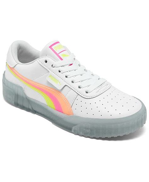 Puma Womens Cali Neon Iced Casual Sneakers From Finish Line And Reviews