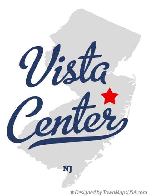 Map of Vista Center, NJ, New Jersey