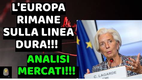 Europa Va Avanti Con I Tassi Ecco Come Il Mercato Si Sta Muovendo