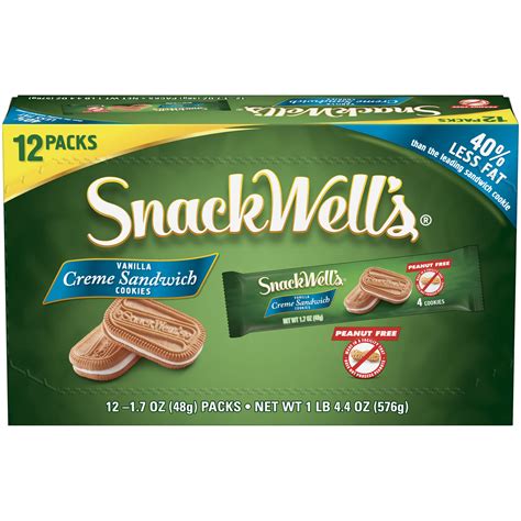 Buy Snackwells Vanilla Creme Sandwich Cookies - it's vegetarian ...