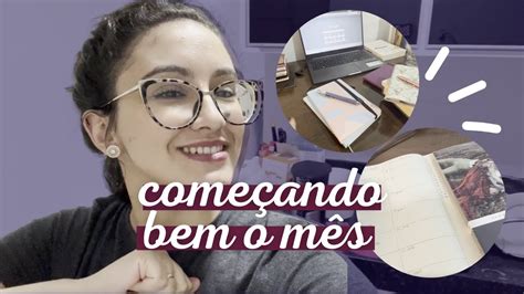 VLOG Iniciando agosto Planejamento de leituras organização e