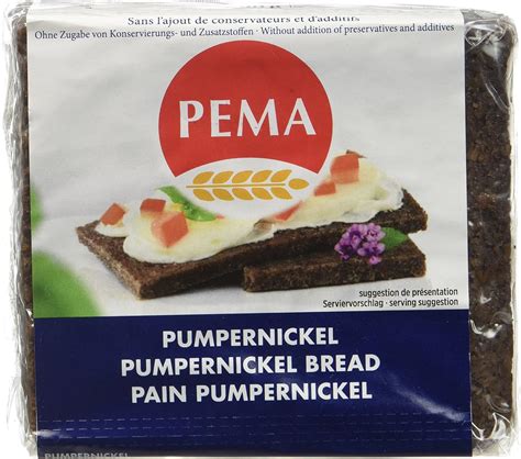 Pema Pain Pumpernickel Seigle G Lot De Amazon Fr Epicerie