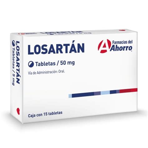 Comprar Marca Del Ahorro Losartan 50 Mg Oral 15 Comprimidos Prixz