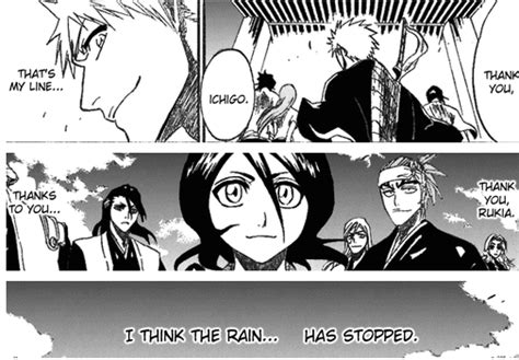 The Rain Has Stopped Ichigo X Rukia Bleach Anime Bleach Manga