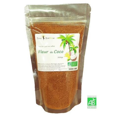 Sucre Fleur de Coco Biologique et non raffiné 200gr