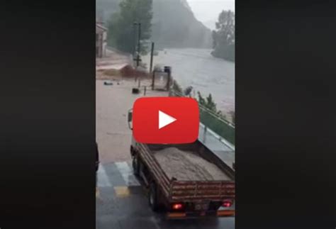 Meteo Cronaca Diretta Video VICENZA Fiumi Di Acqua E Fango Travolgono