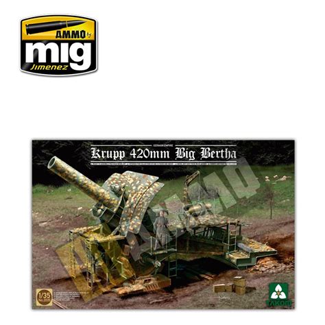 Toys Takom Scale German Empire Krupp Mm Big Bertha