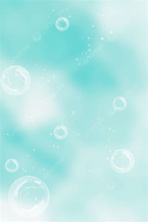 Hazy Bubble Cyan Minimalist Theme Background Wallpaper Image For Free