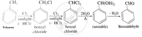 Identify A And B Respectively In Following Reaction Toluene→