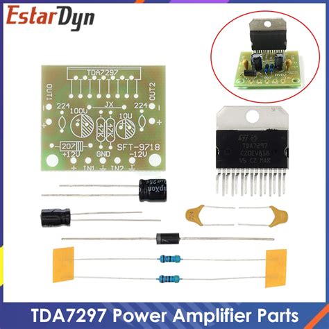 Piezas De Repuesto Para Placa Amplificadora TDA7297 Kit De Bricolaje