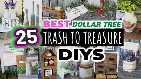 Top Best Diys Wow Crafting Hacks Best Dollar Tree Diys Trash To