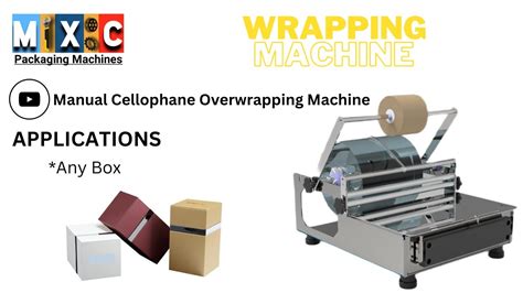 Manual Box Overwrapping Machine Any Box Youtube