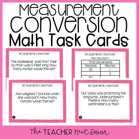 Conversion Chart 4th Grade