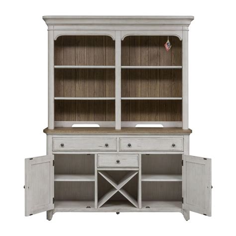 Antique White Wood Buffet And Hutch Farmhouse Reimagined 652 Dr Liberty