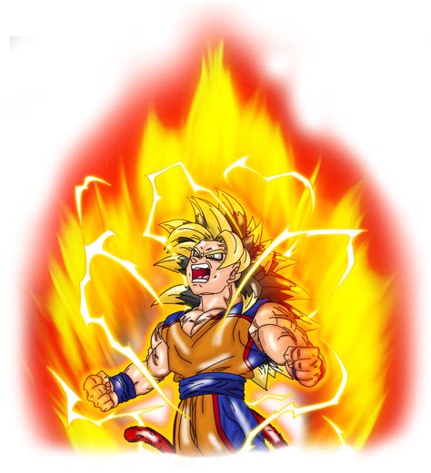 Ssj Goku Dbna Render With Electricity By Nassif On Deviantart