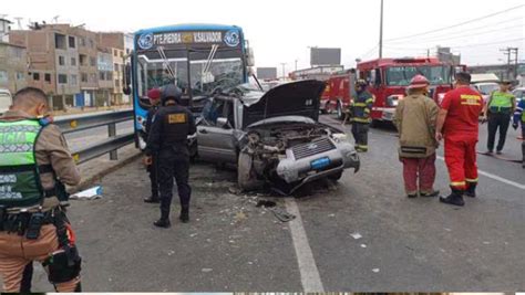 Un Muerto Y Heridos Deja Triple Choque En El Agustino La Raz N