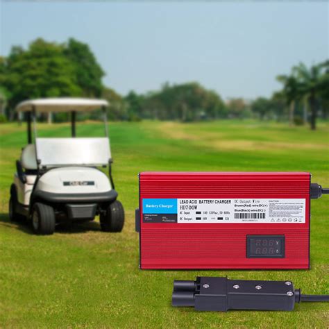 Golf Cart Battery Charger 48 Volt 12 Amp Barrel 2 Pin Plug Trickle Charging Mode Ebay