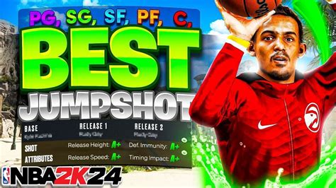 NEW BEST JUMPSHOTS For ALL BUILDS 3PT RATINGS In NBA 2K24 AFTER