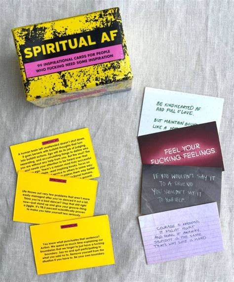 AFFIRMATION DECK Spiritual AF Oracle Cards Affirmation Deck 100