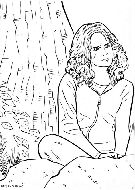 Hermione Granger Coloring Pages Free Printable Coloring Pages For