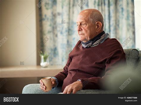 Depressed Senior Man Image And Photo Free Trial Bigstock