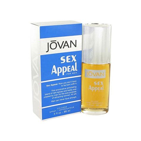 Jovan Sex Appeal Cologne Body Spray 88ml For Men 35017009425