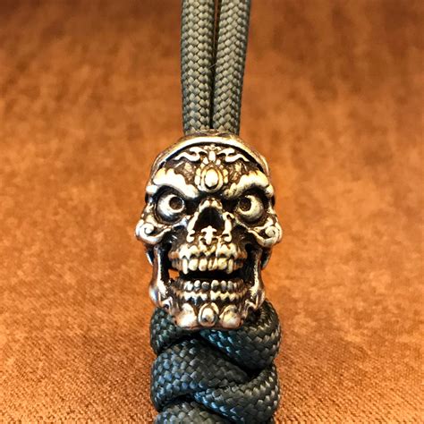 Paracord Beadexquisite And Amazing Brass Charmstribal Etsy