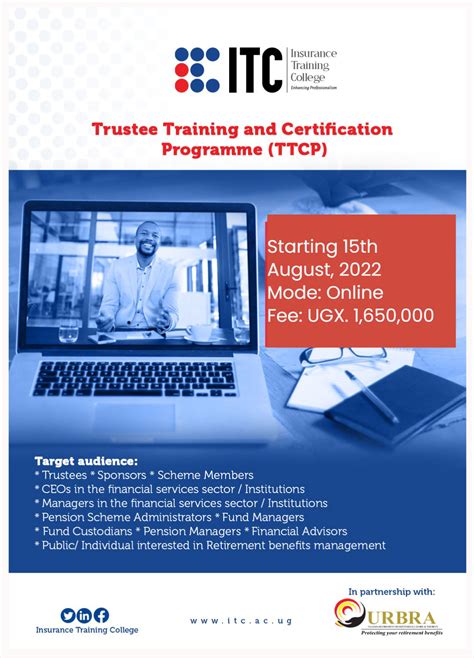 Call To Register The Trustee Training And Certification Programme