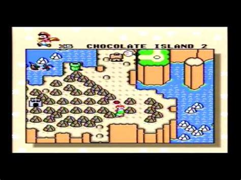 Super Mario World Chocolate Island Complete Map