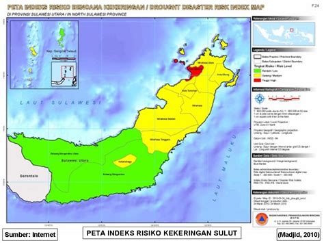 Peta Digital Peta Indeks Risiko Bencana Kekeringan Di Provinsi