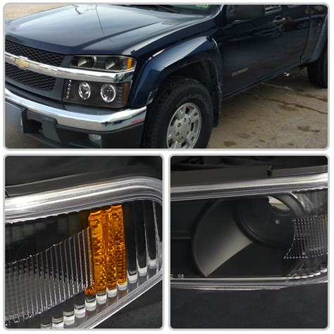 Hid Xenon Chevy Gmc Colorado Angel Eye Projector Headlights