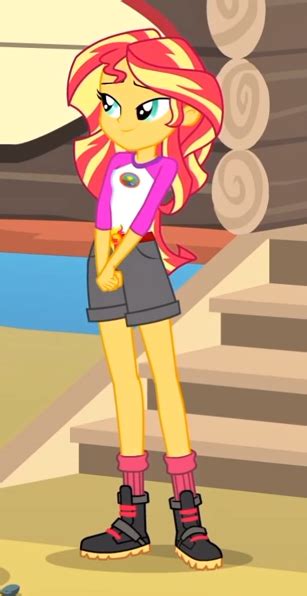 1582584 Safe Screencap Rarity Sunset Shimmer Track Starr Display Of