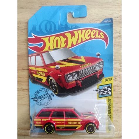 Hot Wheels HW Speed Graphics Datsun Bluebird Wagon 510 MOMO Shopee