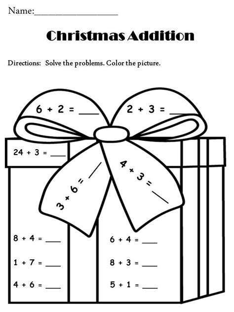 Christmas Math Free Printables