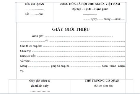 Mẫu giấy giới thiệu công ty hay và chuẩn nhất hiện nay