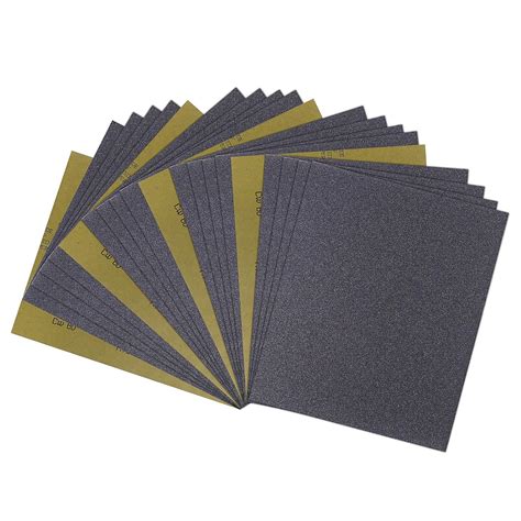 MAXMAN Sandpaper Sheets 20 Pcs, 80 Grit Wet Dry Sandpaper Abrasive, 9 x
