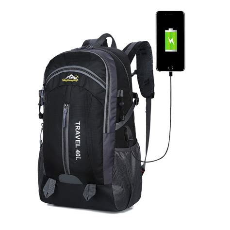 Jual Techdoo Tas Gunung Pria Liter Usb Charger Tas Gunung Outdoor