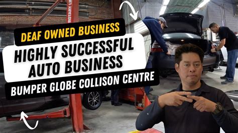 Deaf Owned Business Bumper Globe Collison Centre YouTube