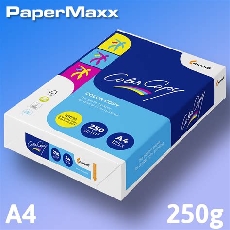 Mondi Color Copy Farblaserpapier A4 250g Ab 6 29 Pack