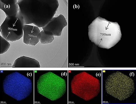 Ab Typical Tem Image Of The Ag Znsno Cf Eds Elemental Mapping