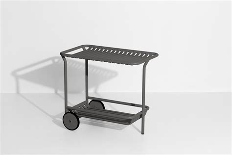 Petite Friture Week End Trolley In Anthracite Aluminium By Studio