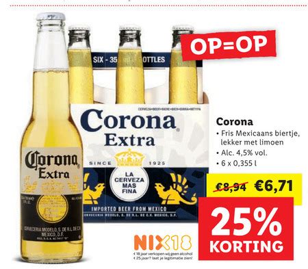 Corona Speciaalbier Folder Aanbieding Bij Lidl Details