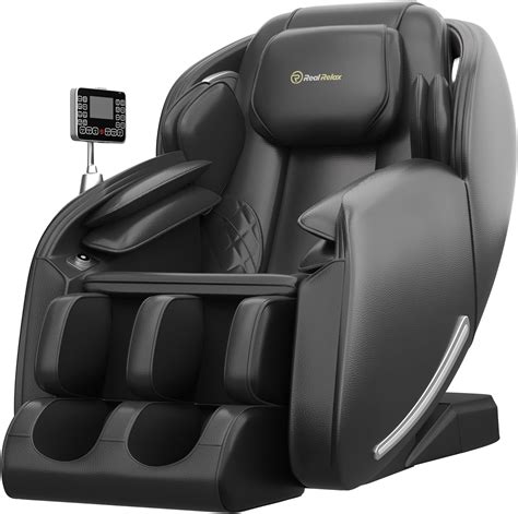 Real Relax 2024 Massage Chair F6 Full Body Zero Gravity Sl Track Shiatsu Recliner